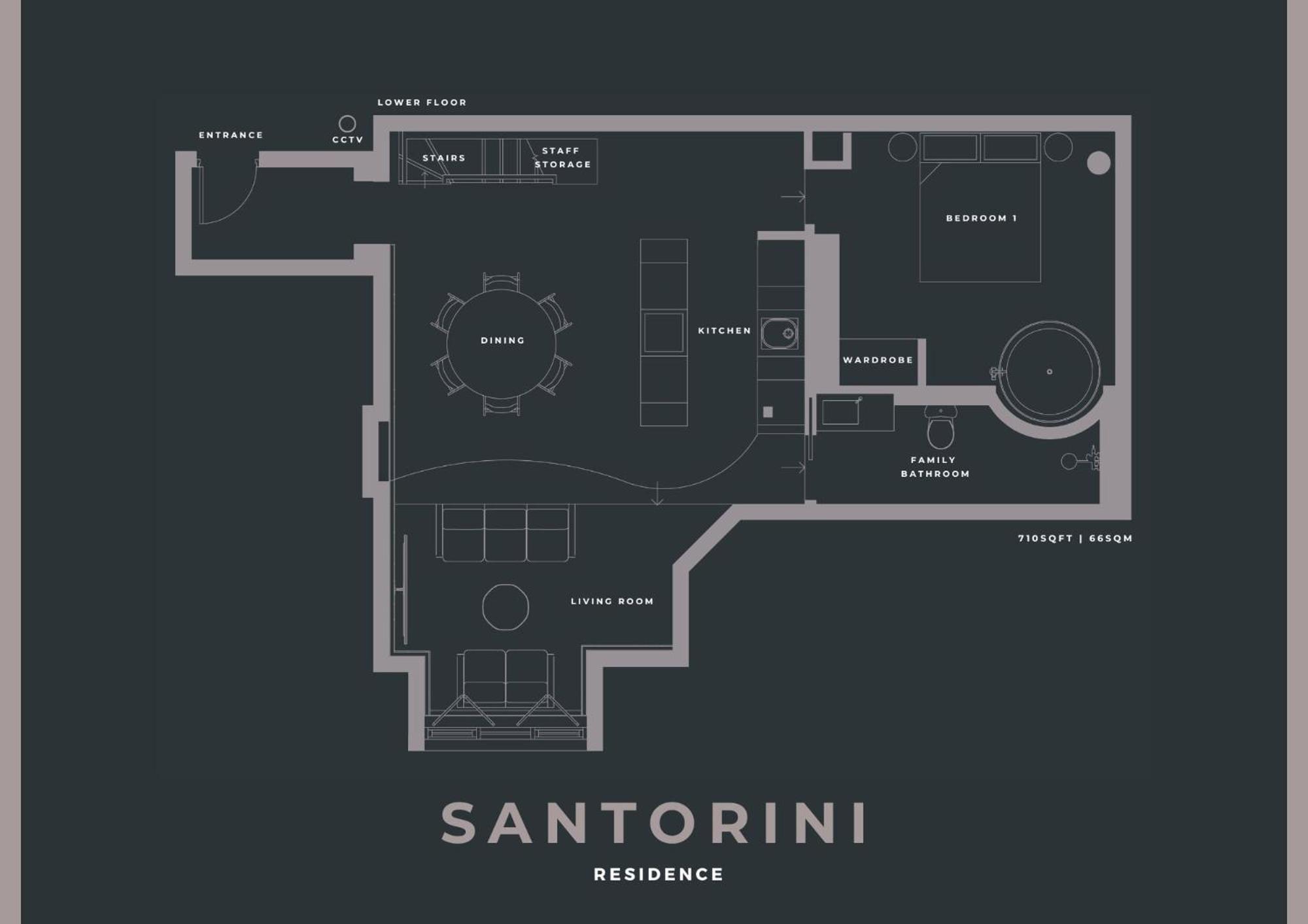 Santorini By The Heim Residences Manchester Exterior foto